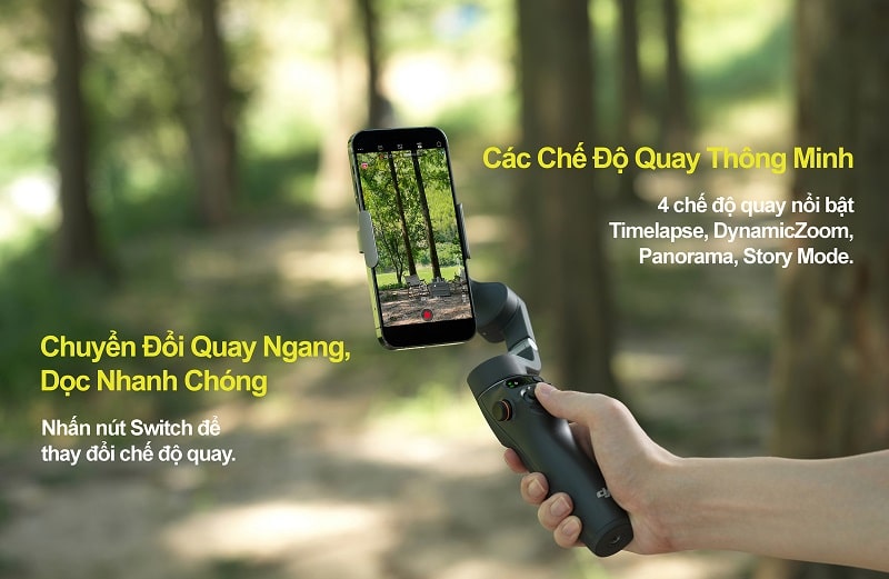 Những chế độ quay video thông minh của Osmo Mobile 6